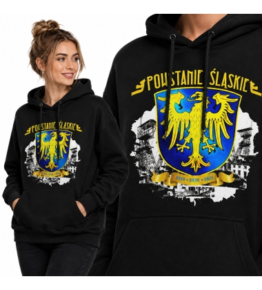 BLUZA DAMSKA Z KAPTUREM POWSTANIE ŚLĄSKIE